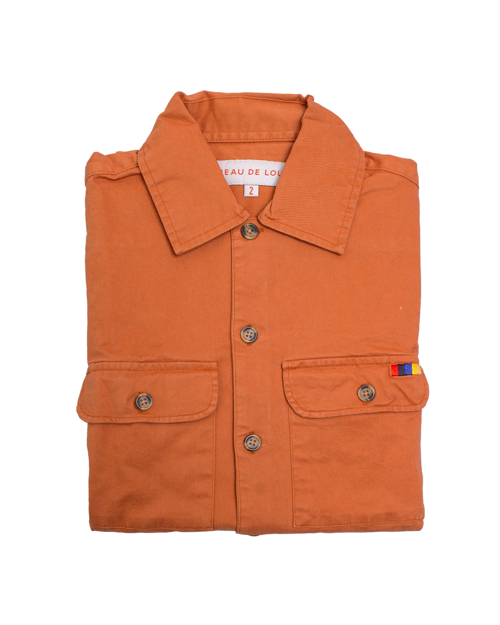Rust Essential Shirt Jacket
