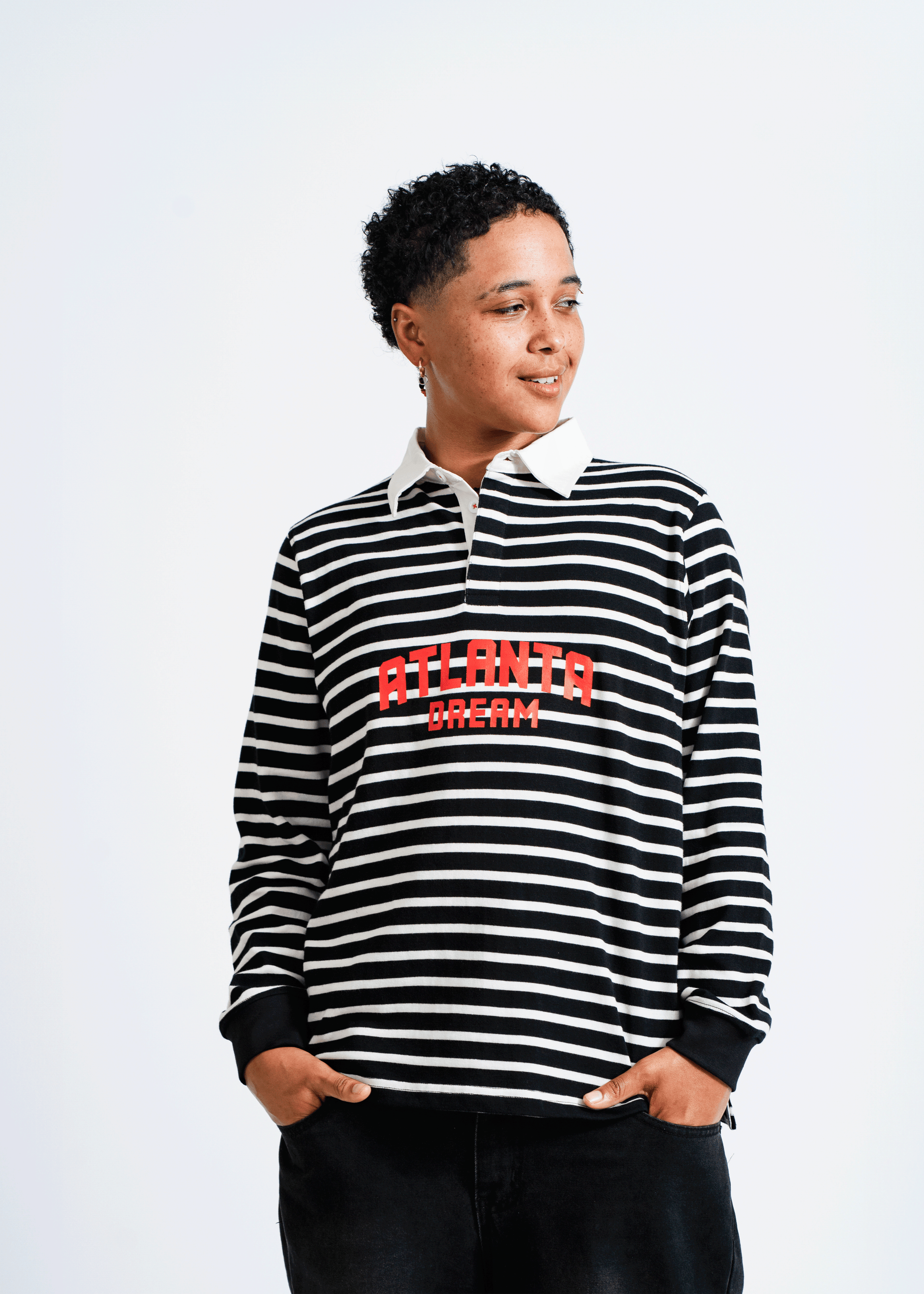 WNBA Atlanta Dream White Stripe League Shirt