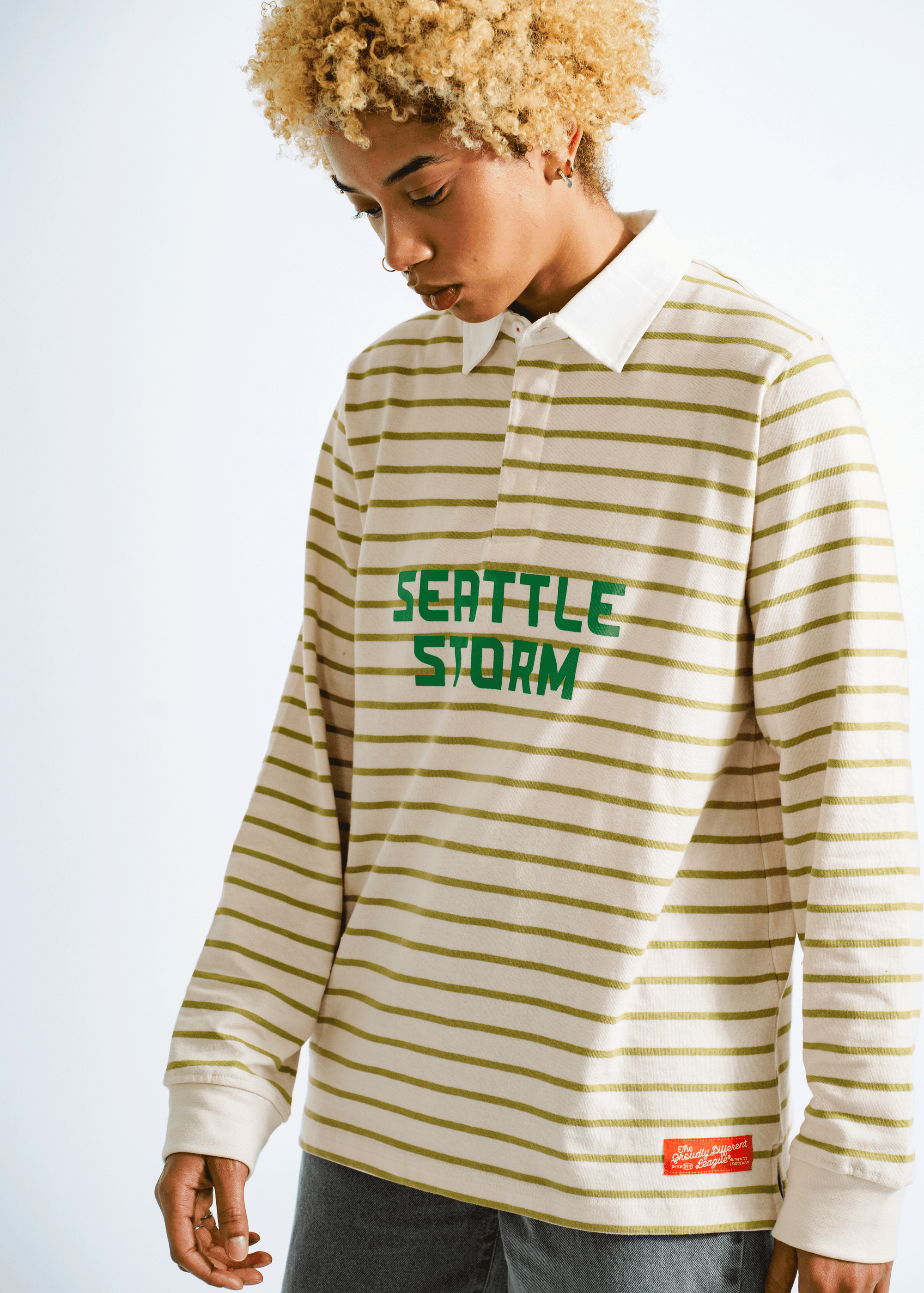WNBA Seattle Storm Green Stripe League Shirt