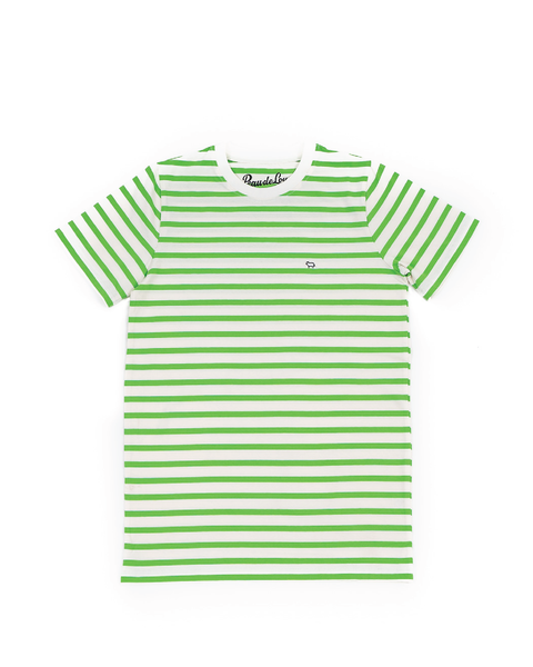 Lime stripe tee Peau de Loup