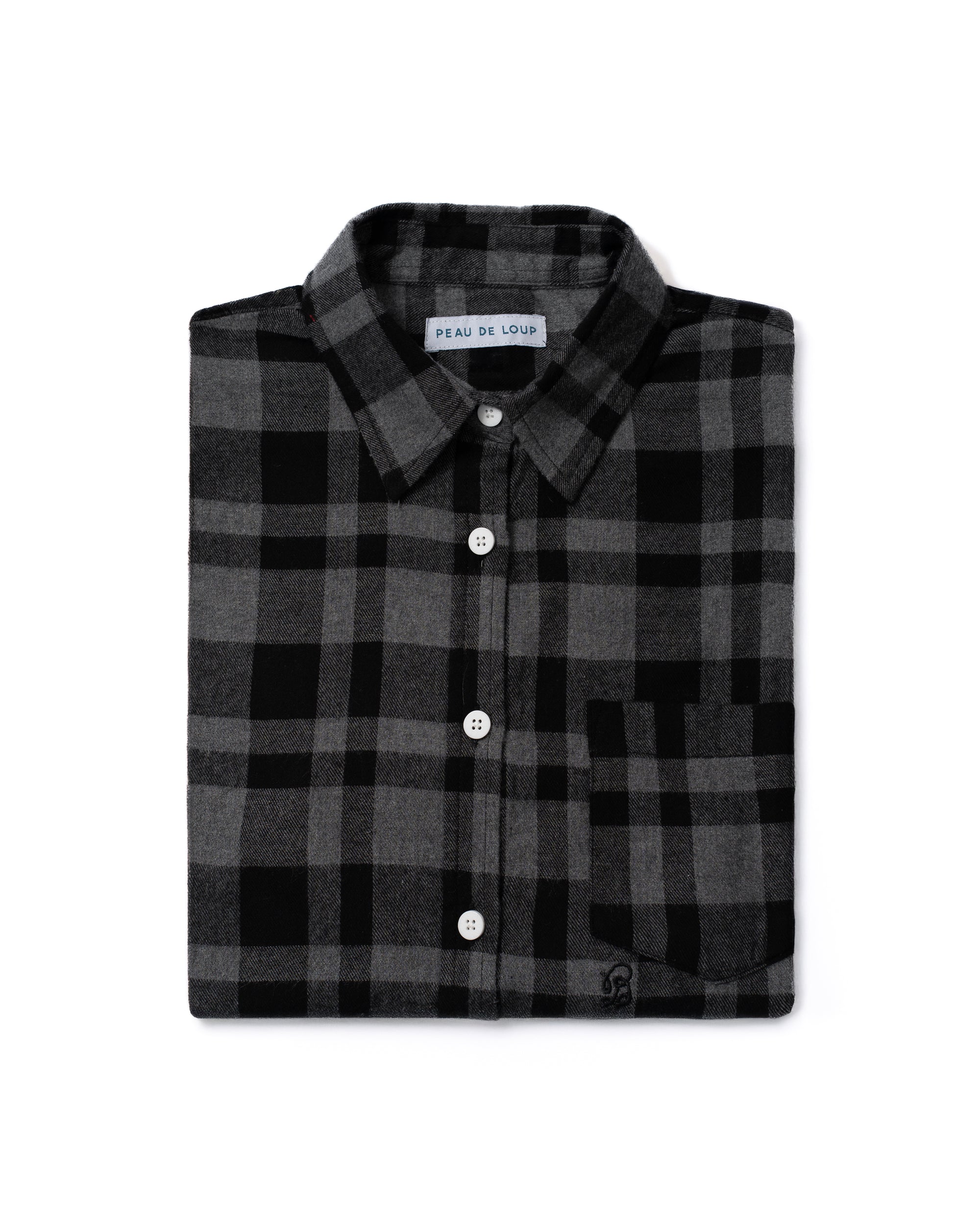 Charcoal Check Flannel