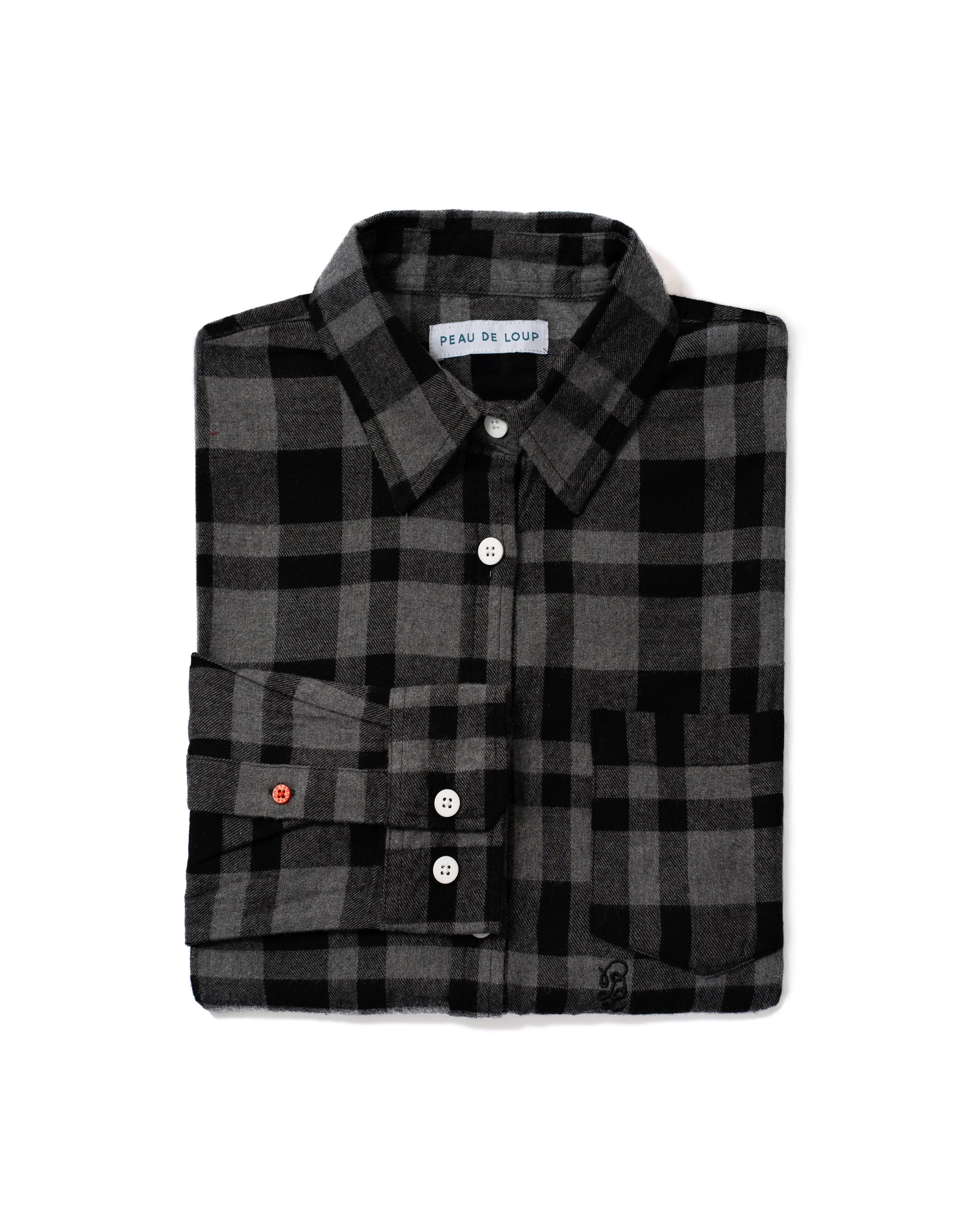 Charcoal Check Flannel