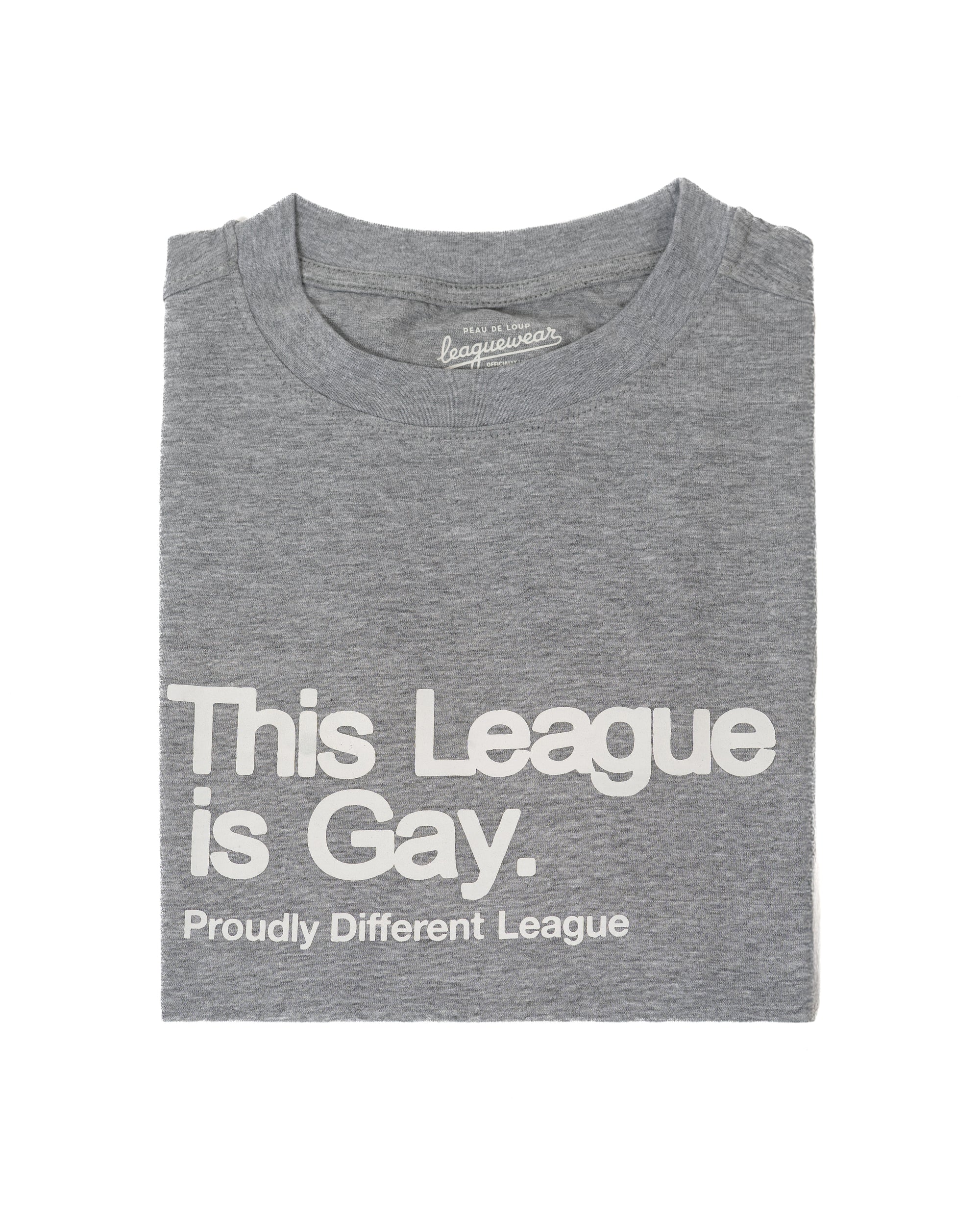 This League is Gay Grey Sleeveless Tee