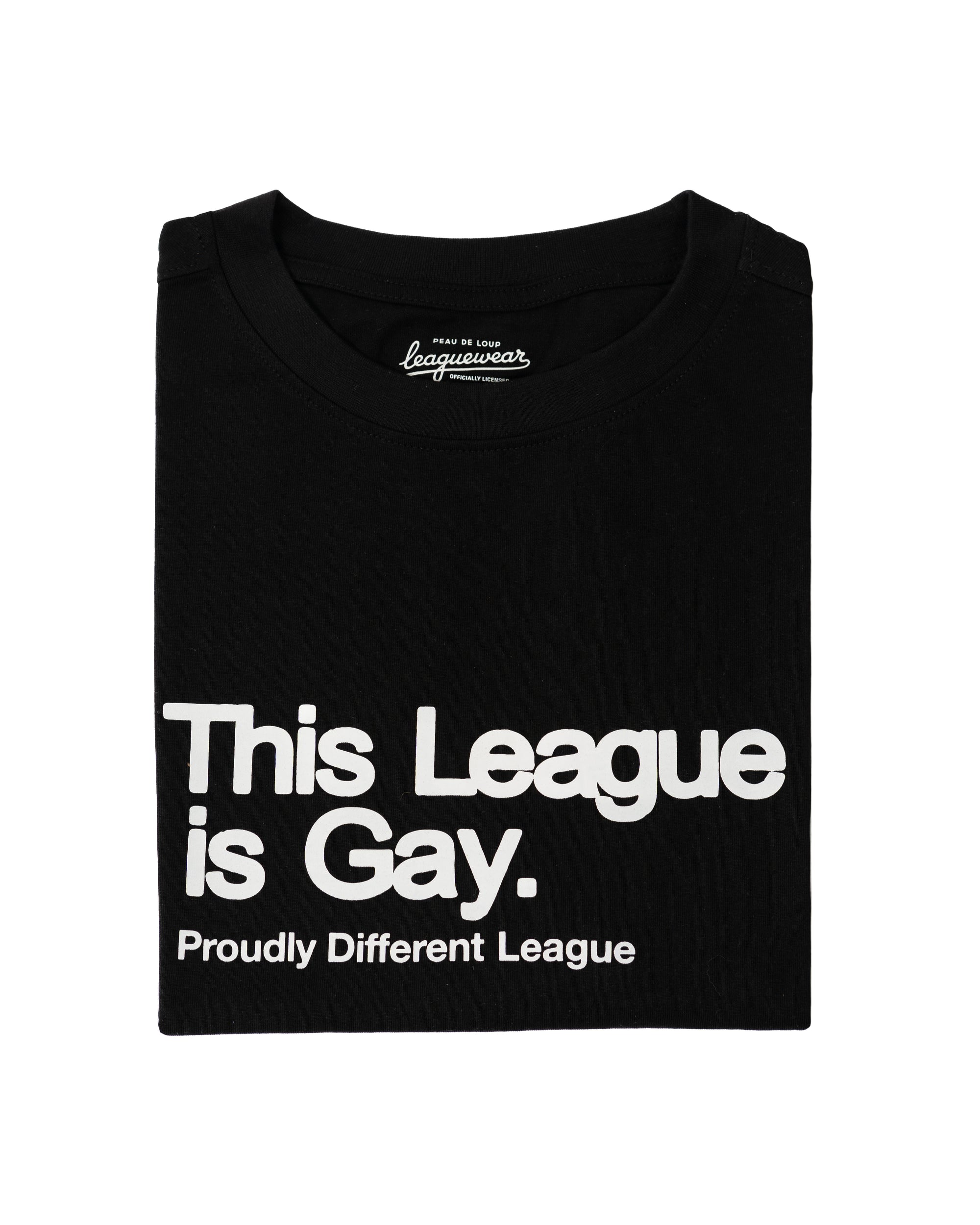This League is Gay Black Sleeveless Tee