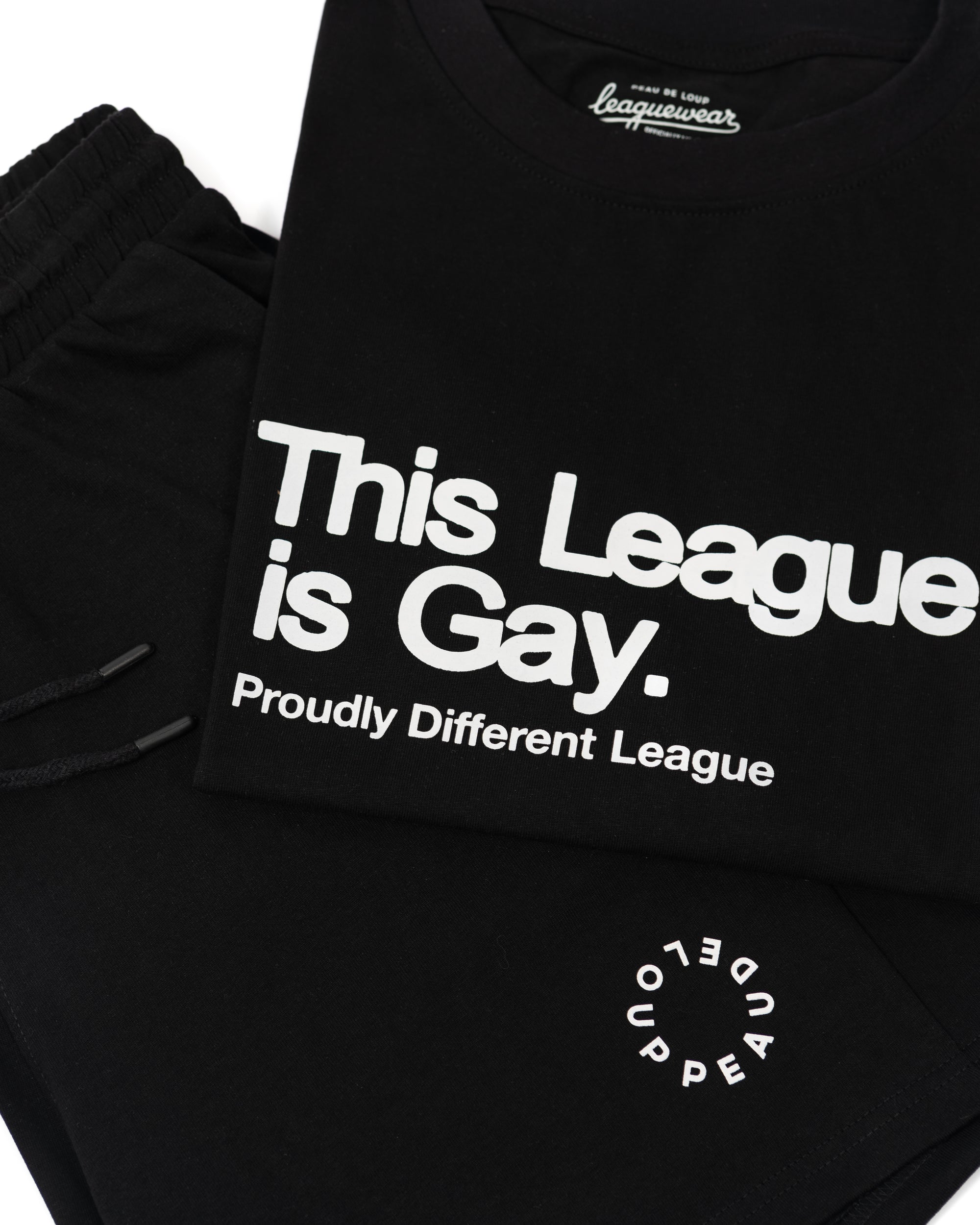 This League is Gay Black Sleeveless Tee