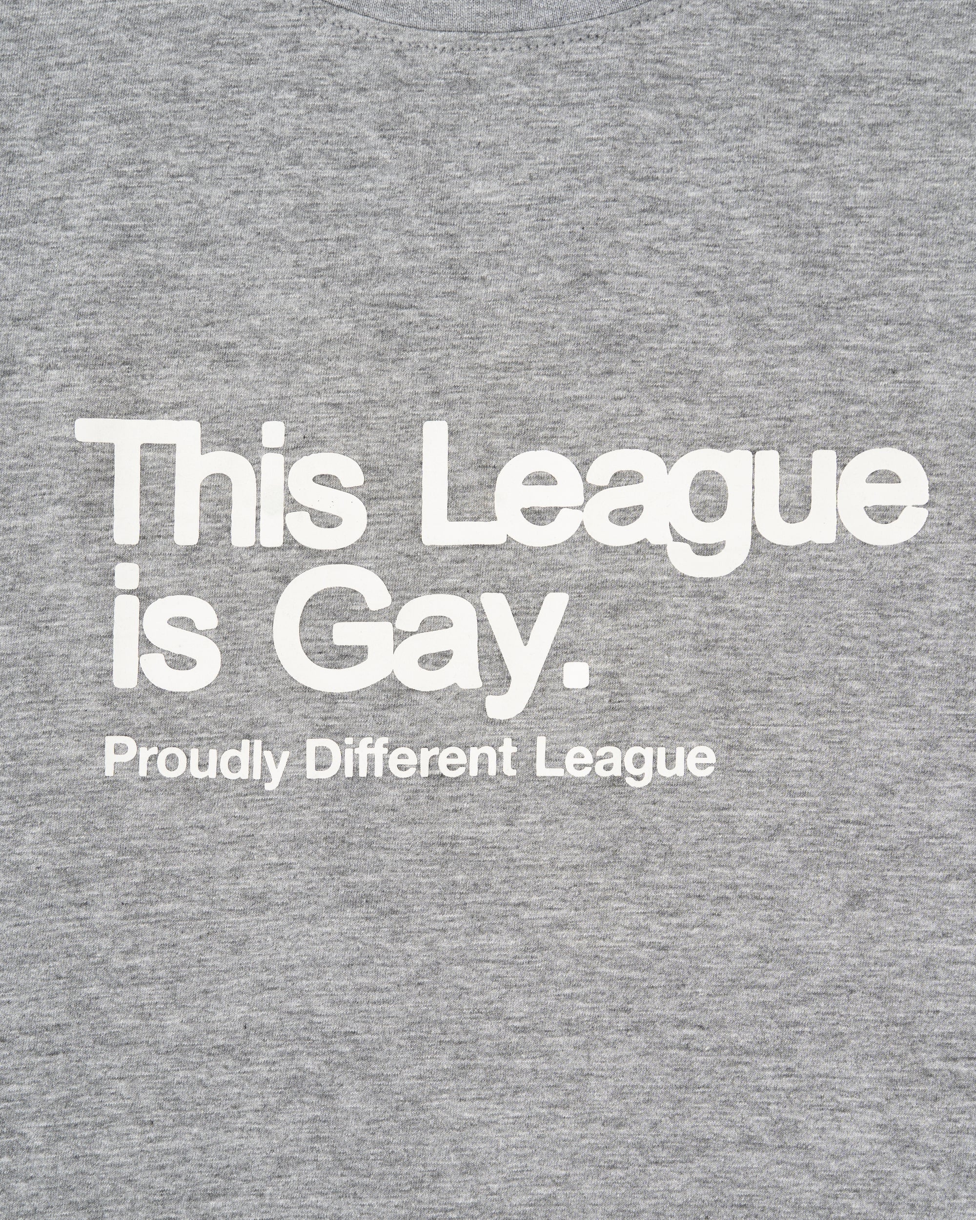 This League is Gay Grey Sleeveless Tee