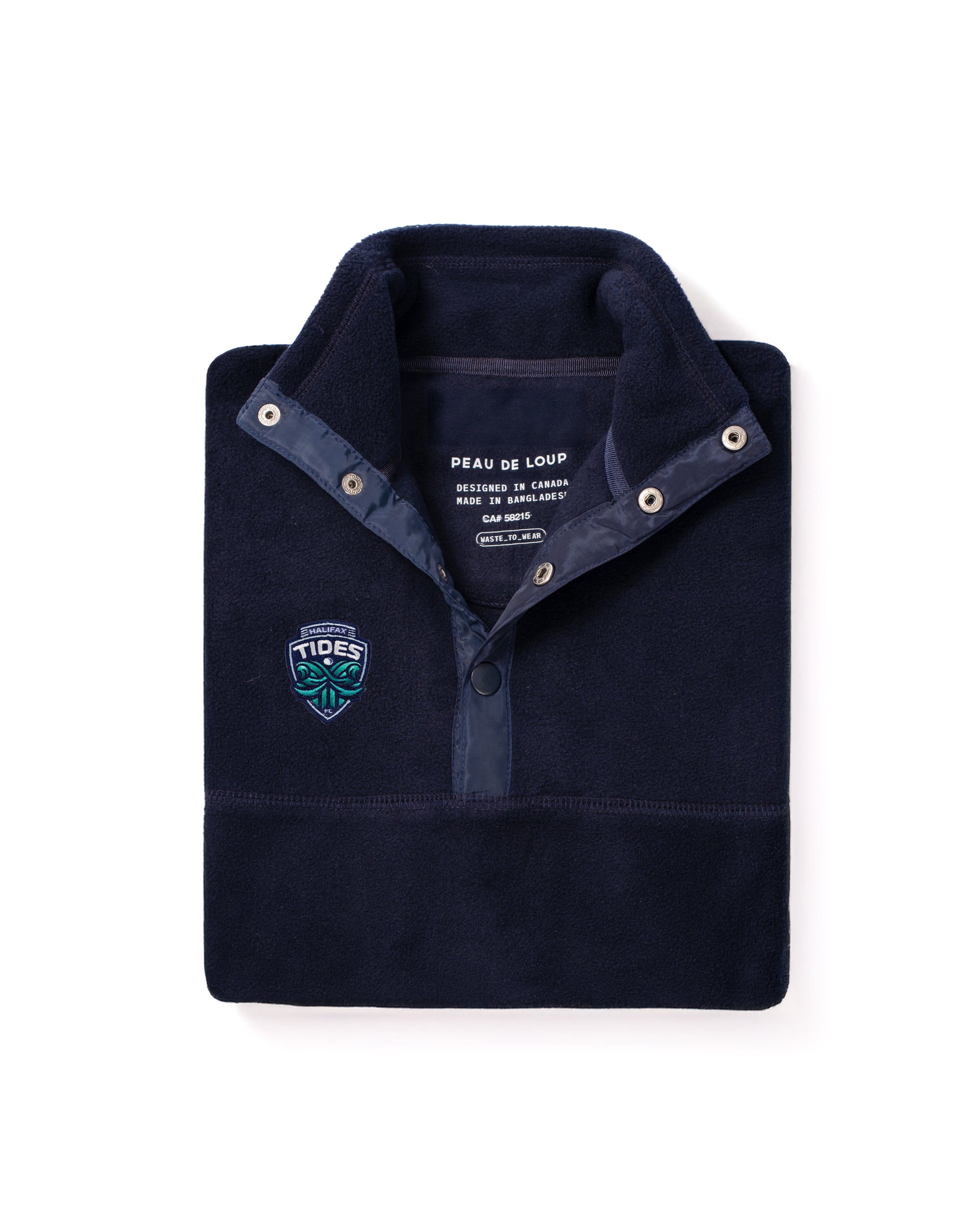 NSL Halifax Tides Navy Sideline Microfleece