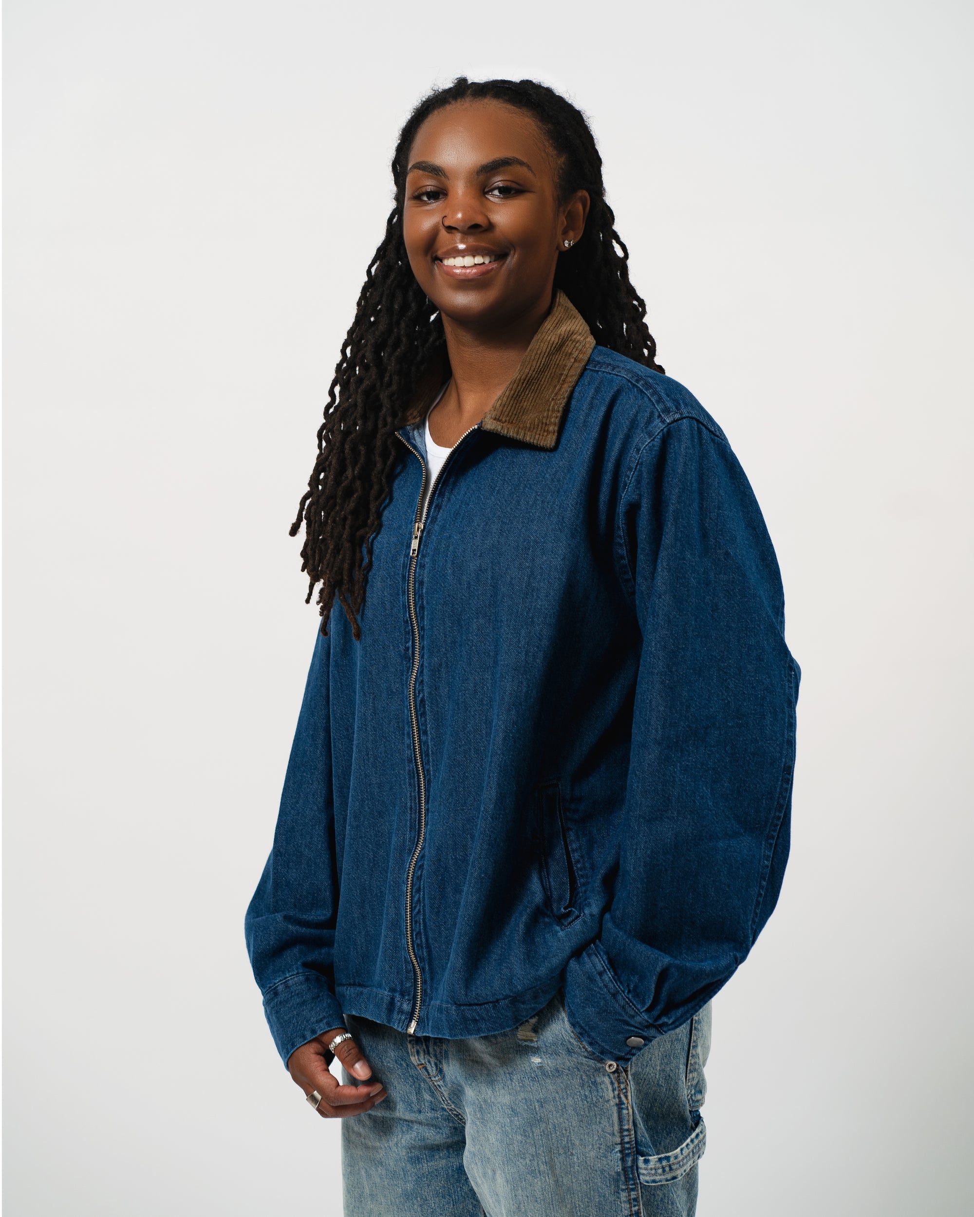 Navy Coaches Jacket