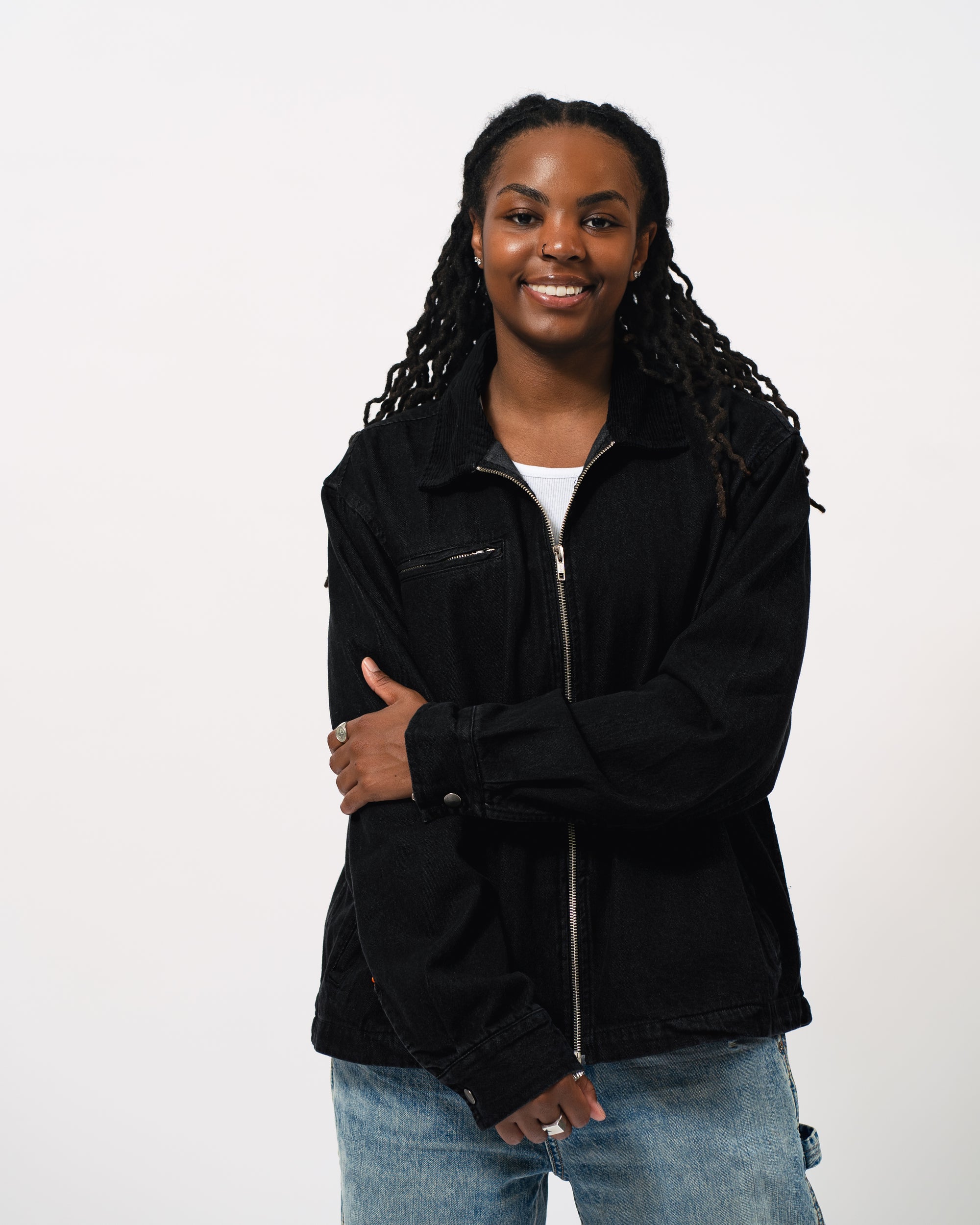 Black Coaches Jacket
