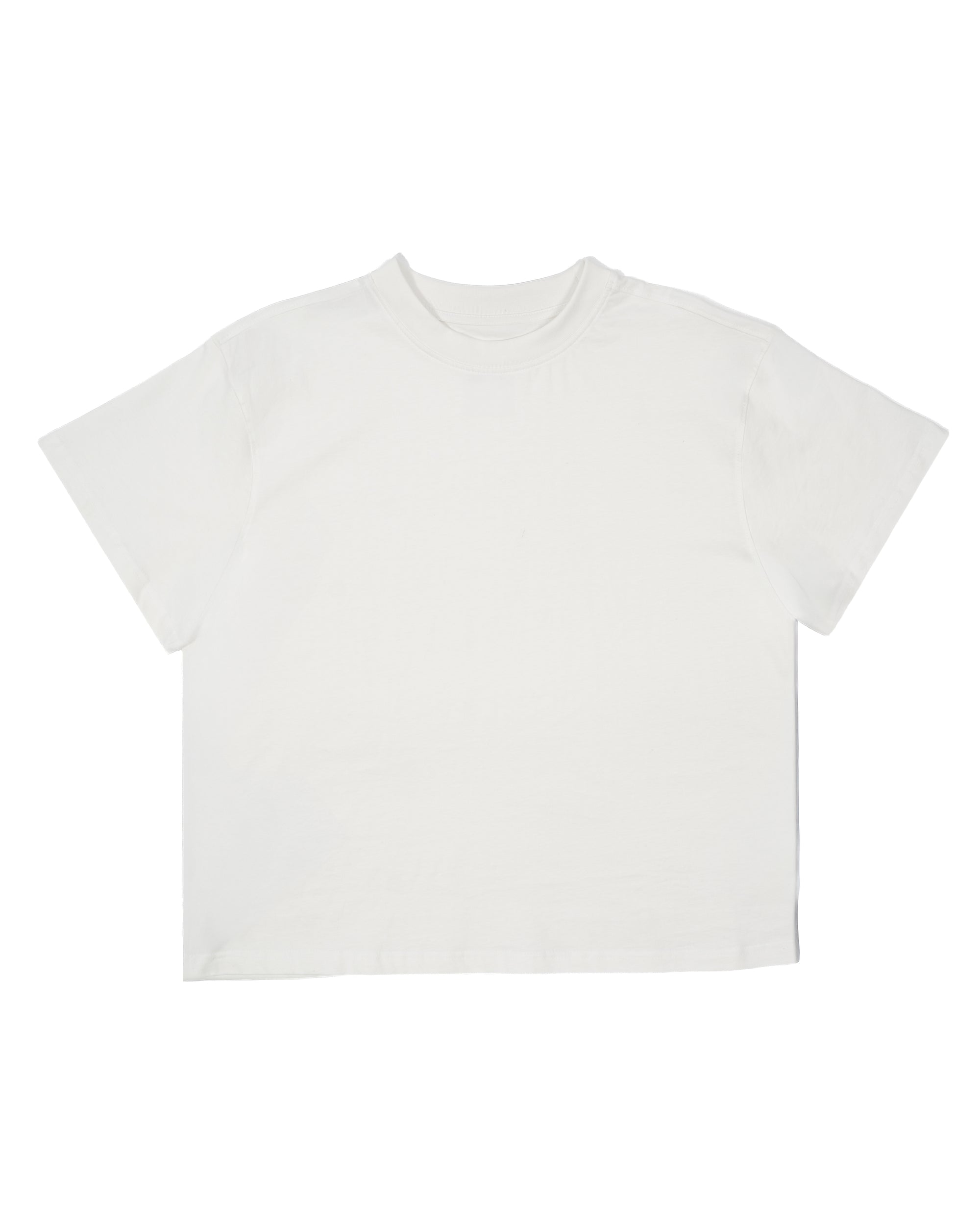 White Boxy Tee