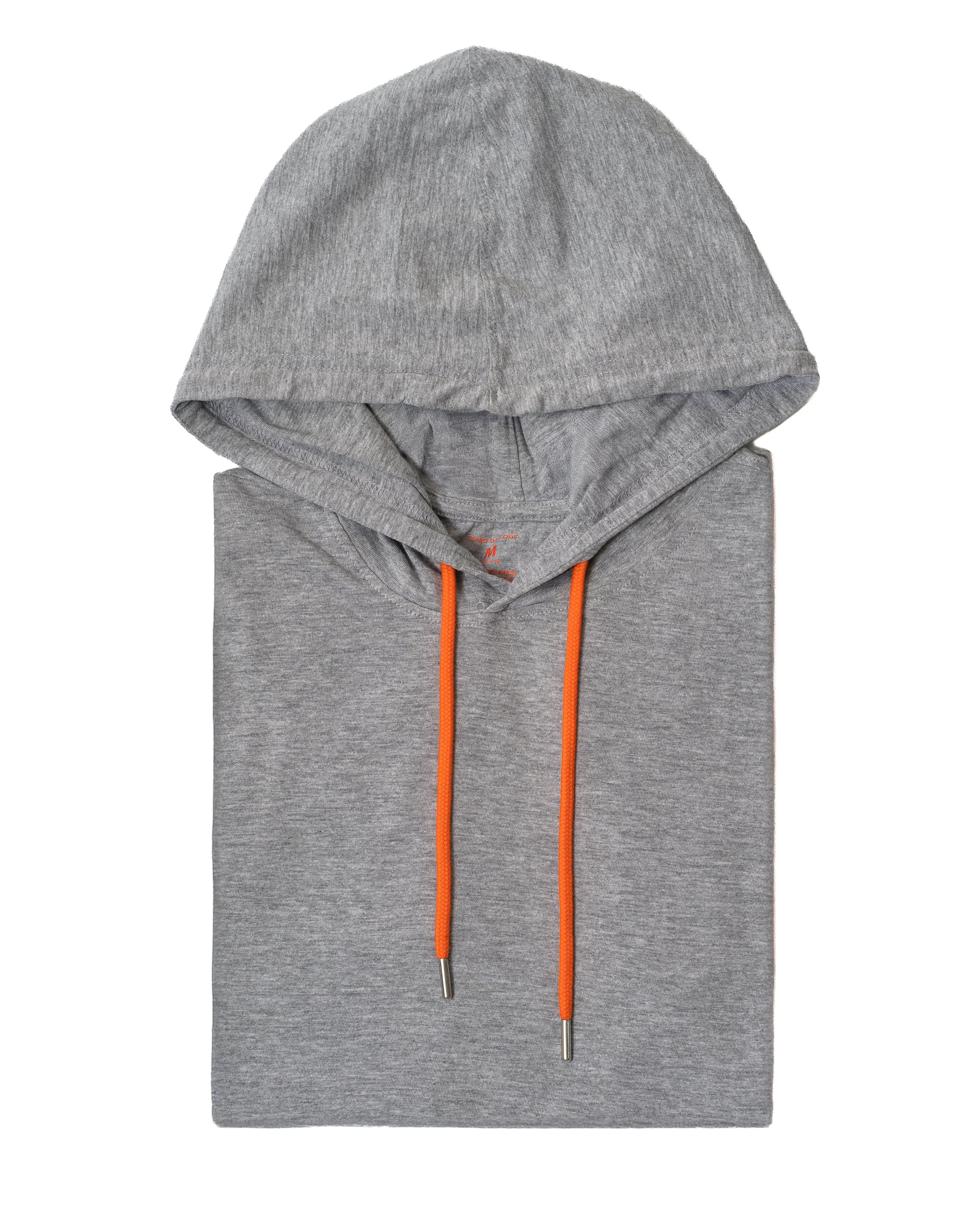Grey Hooded Tee