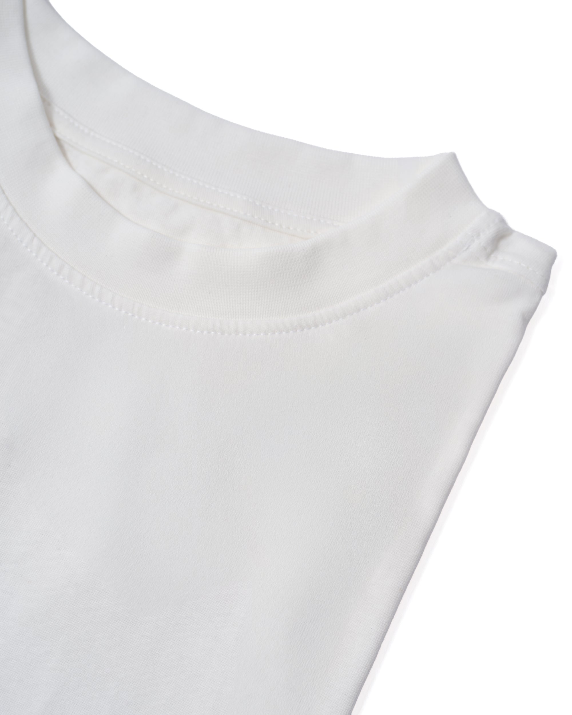 White Boxy Tee