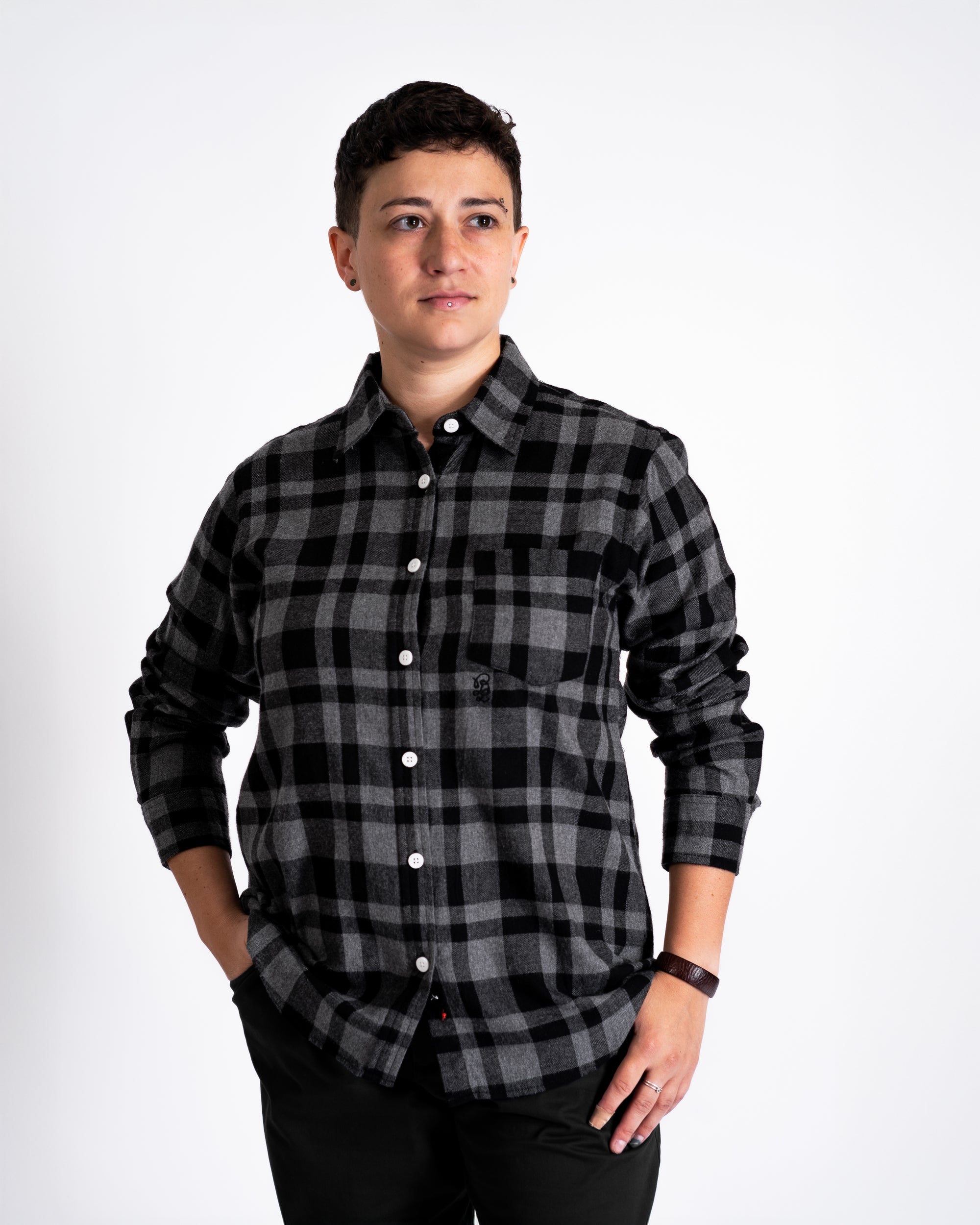 Charcoal Check Flannel