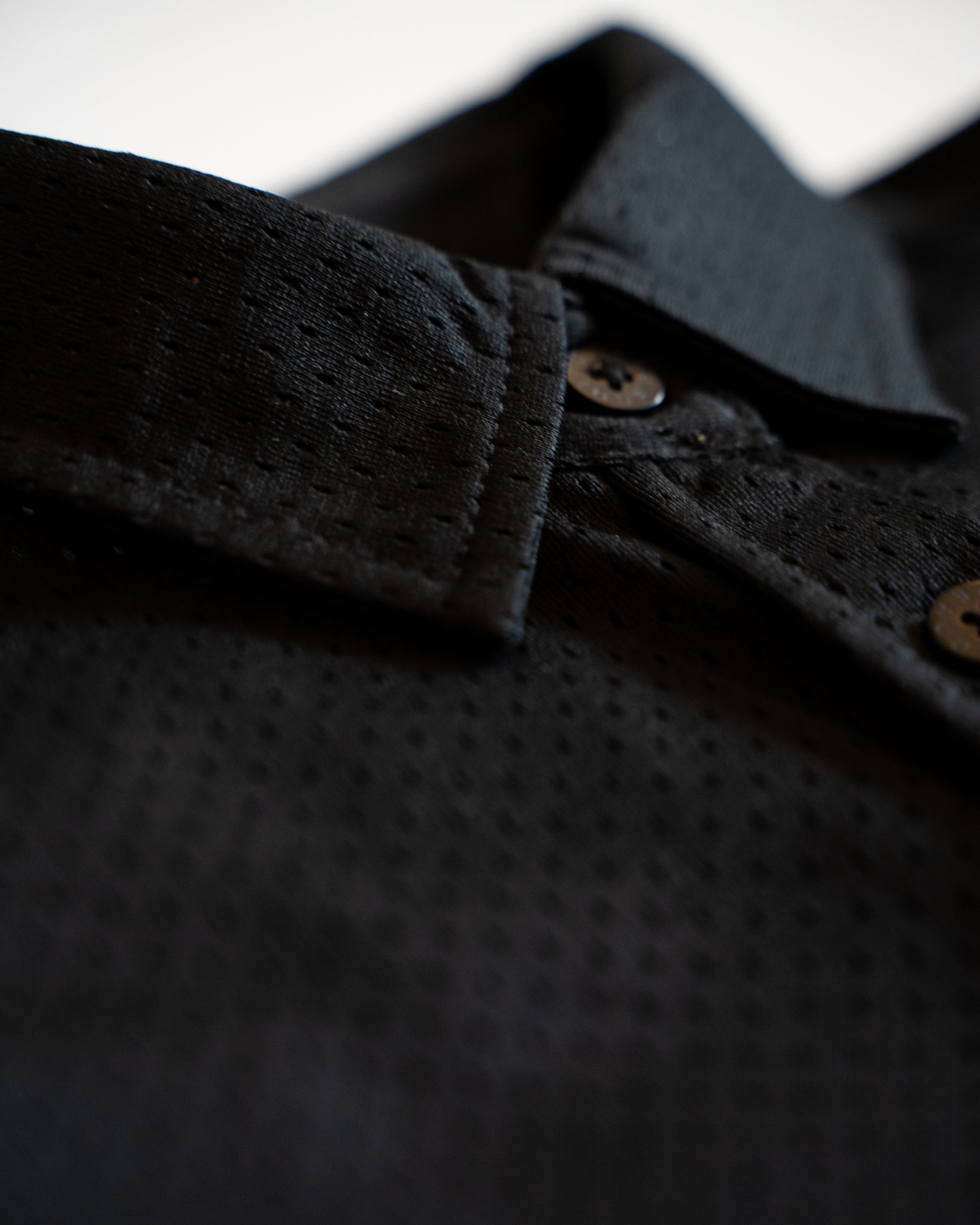 Black Mesh Club Shirt