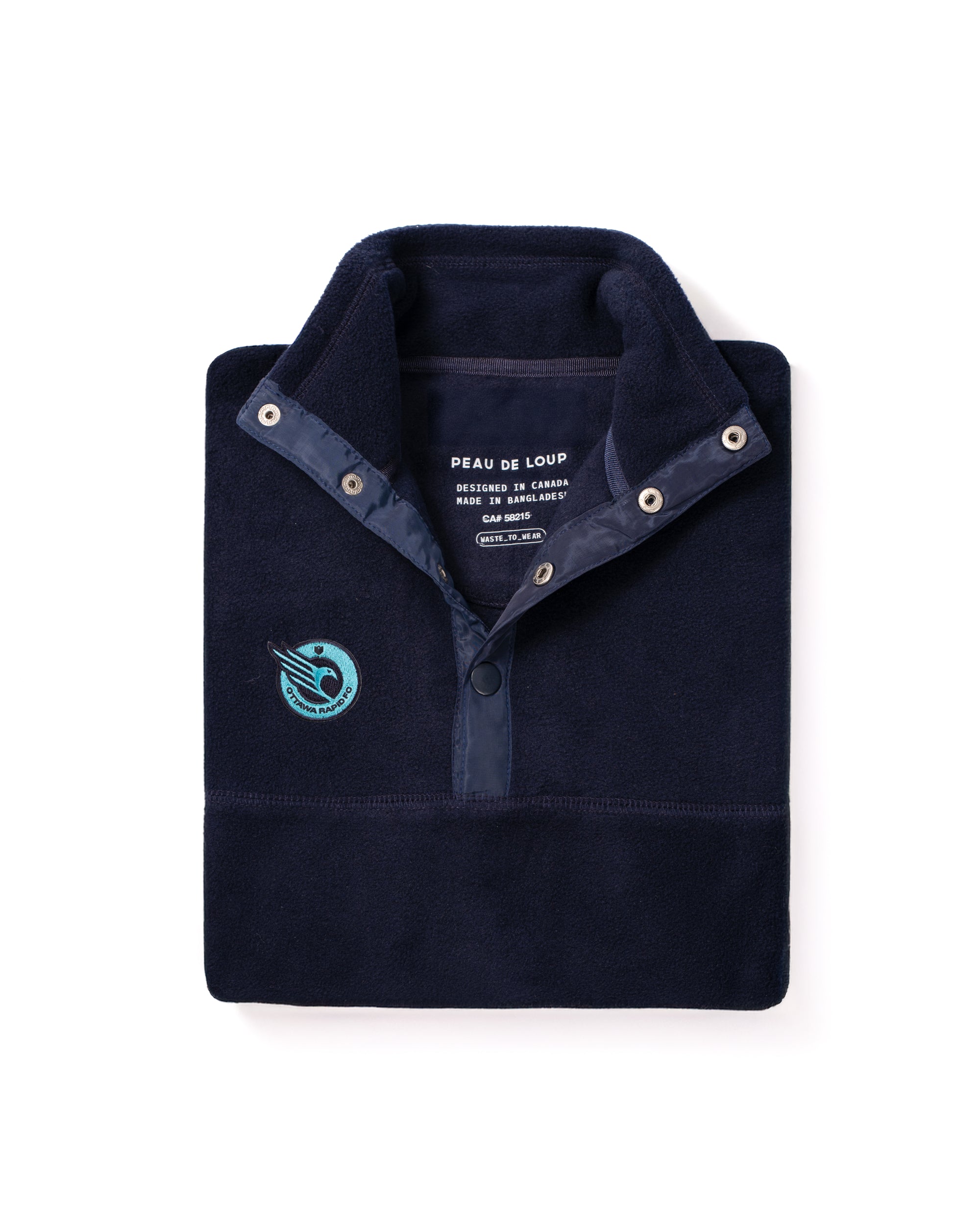 NSL Ottawa Rapid Navy Sideline Microfleece