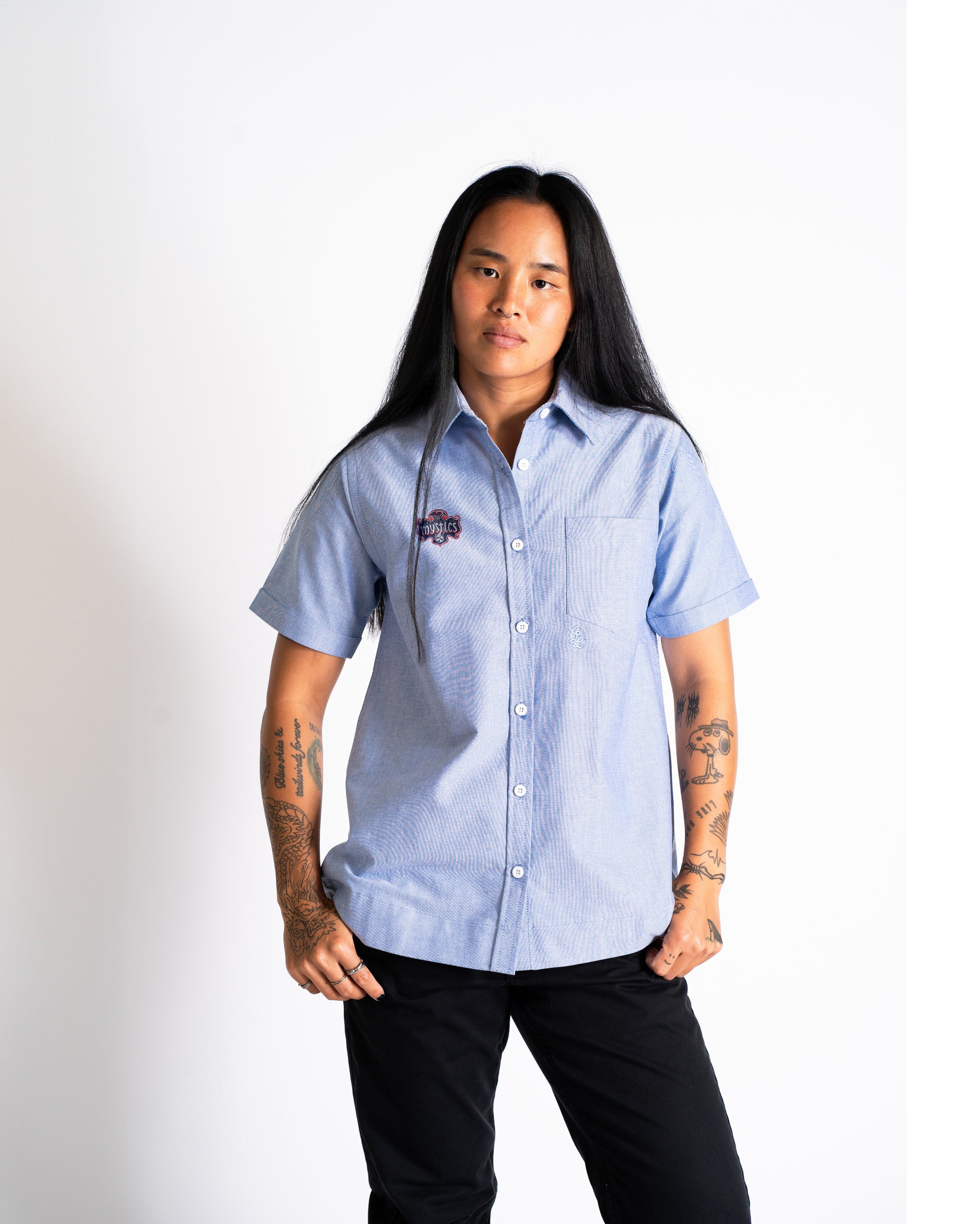 WNBA Washington Mystics Powder Blue Club Shirt