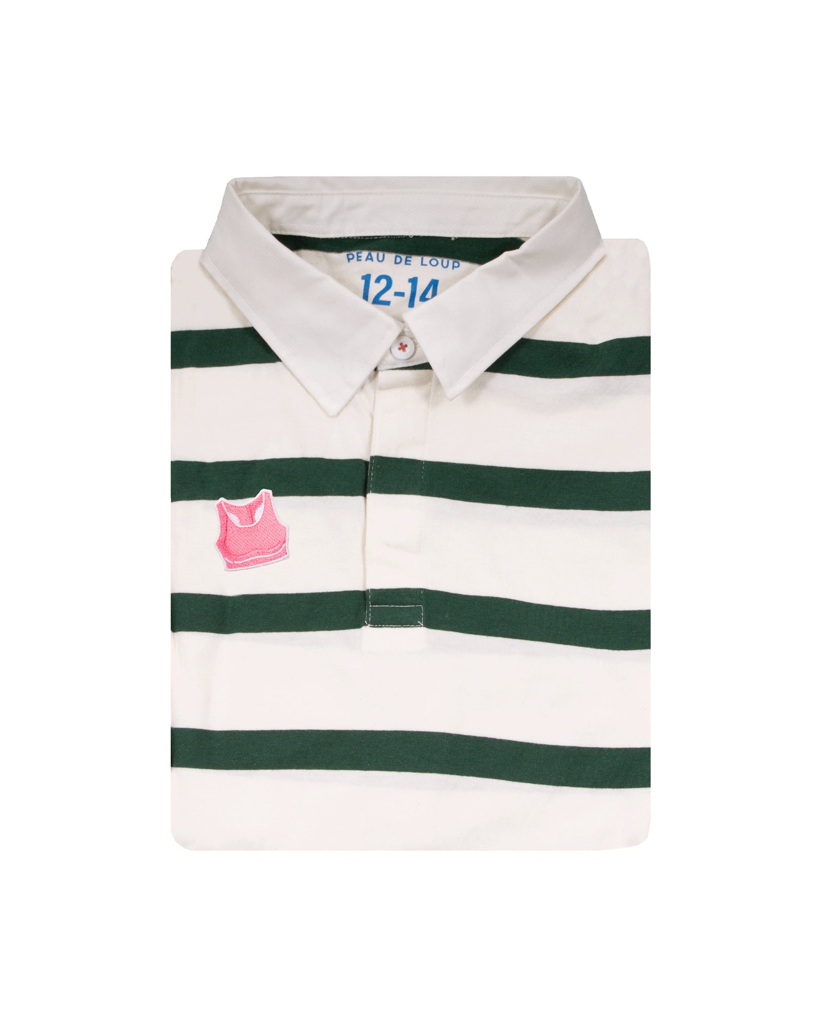 Sports Bra Dark Green Stripe League Shirt