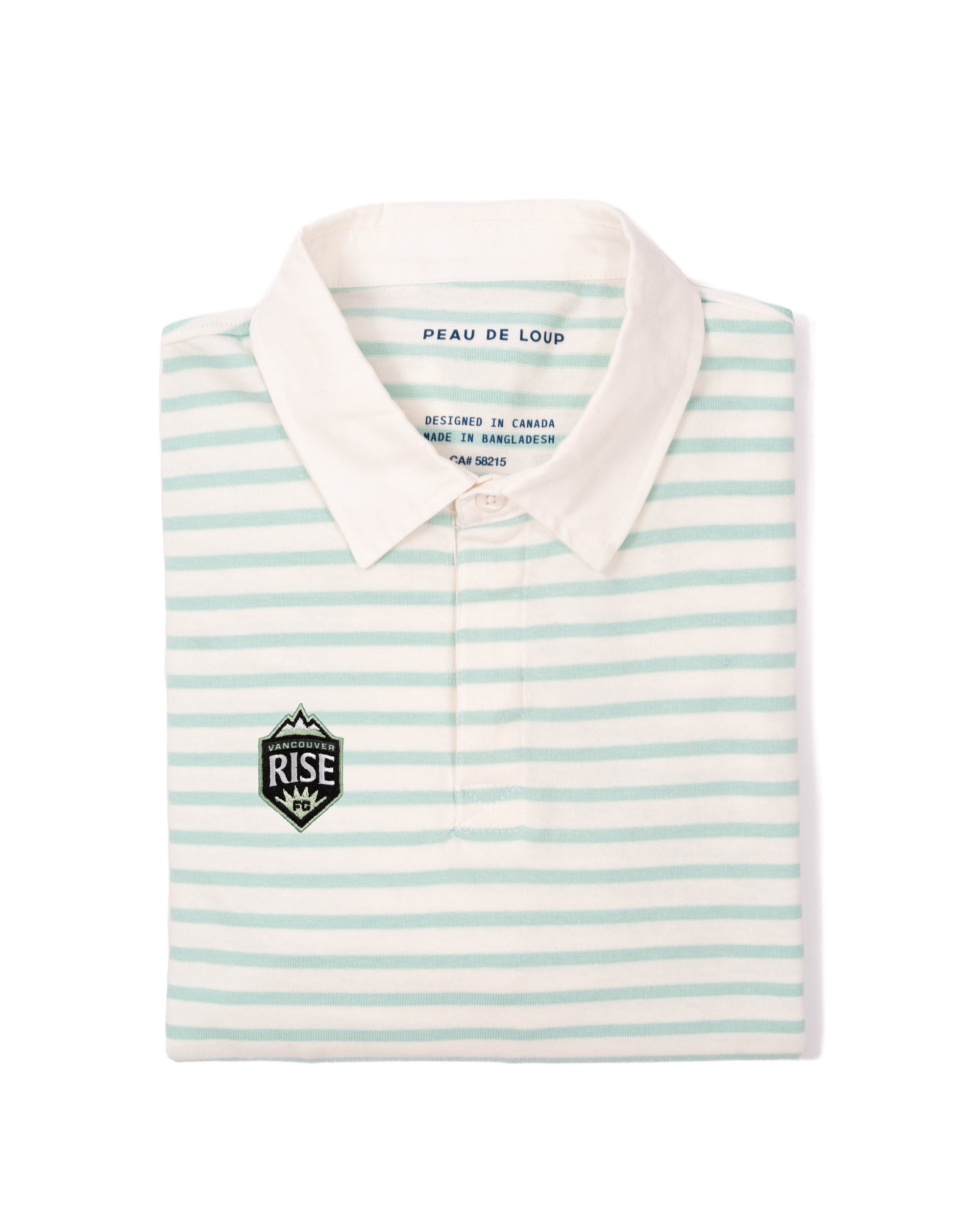 NSL Vancouver Rise Teal Stripe League Shirt