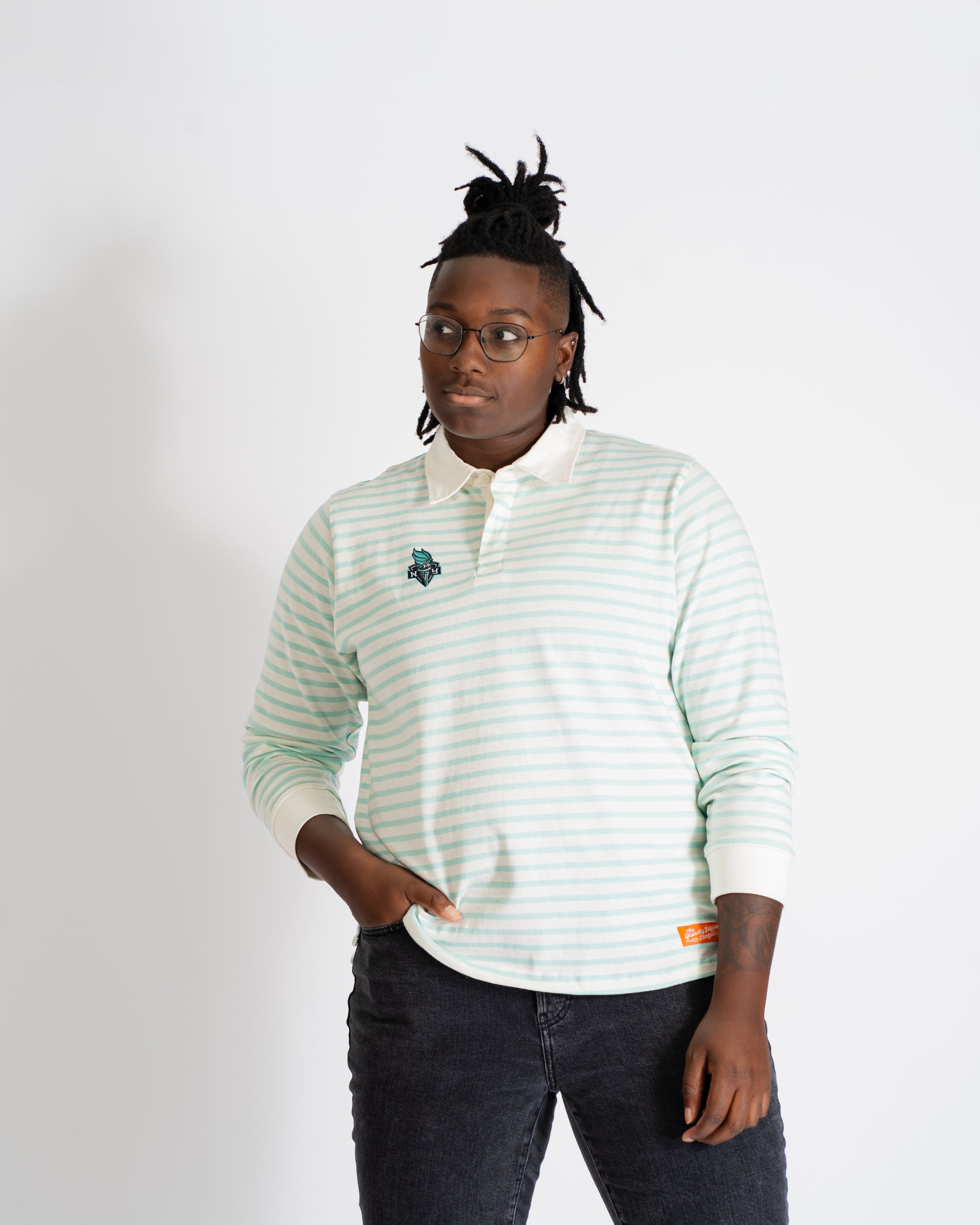 WNBA New York Liberty Teal Stripe League Shirt