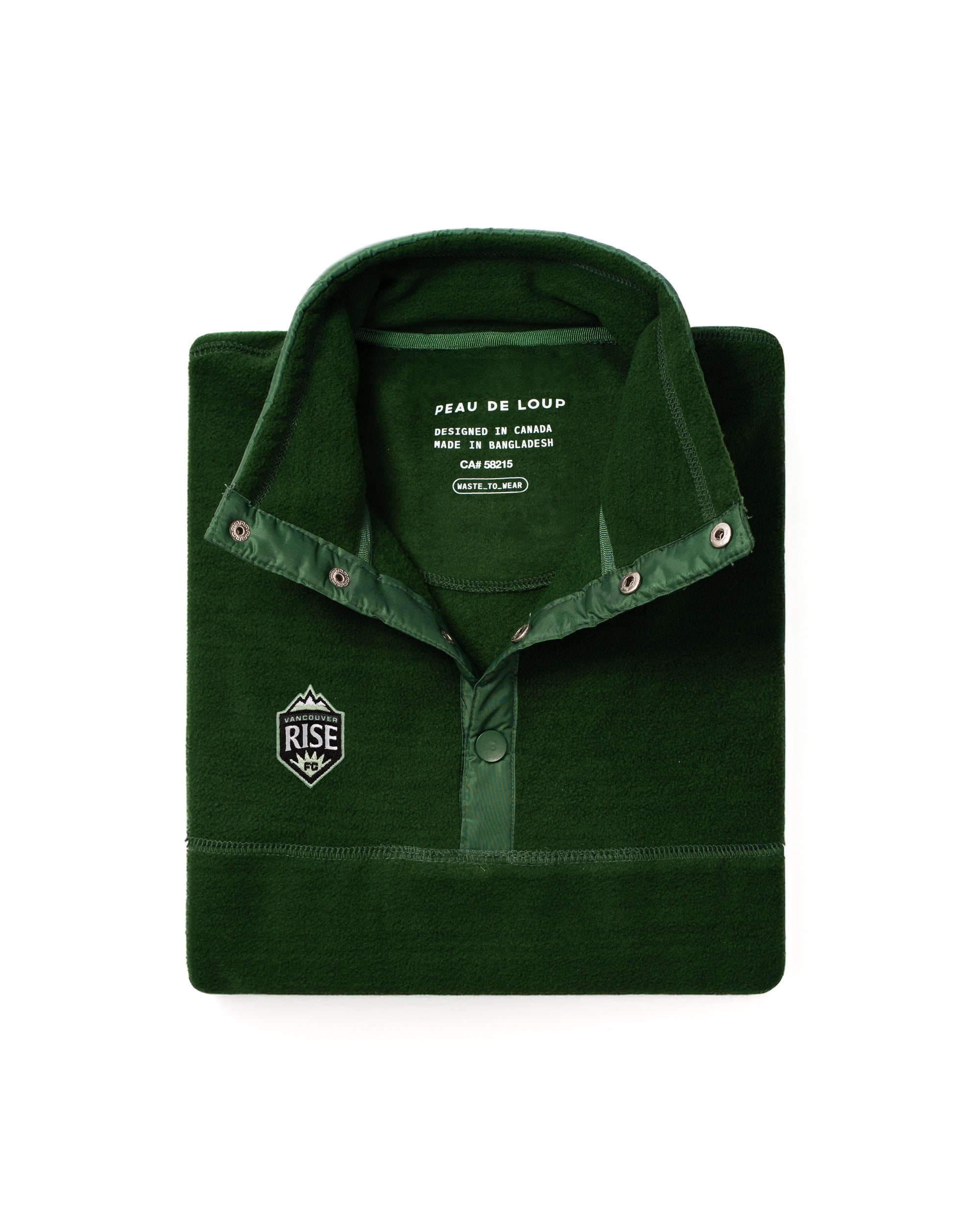 NSL Vancouver Rise Green Sideline Microfleece