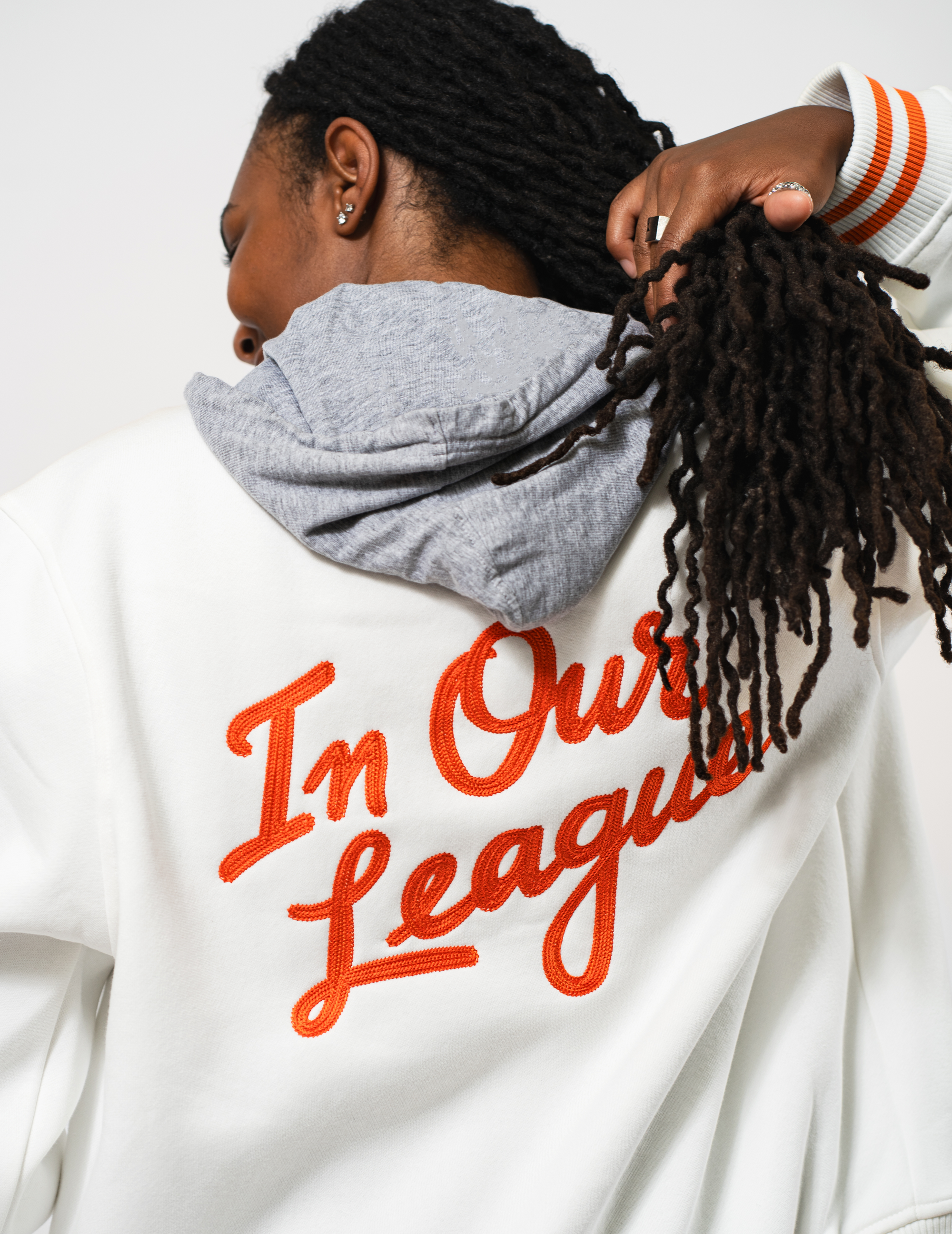 WNBA White Varsity Jacket
