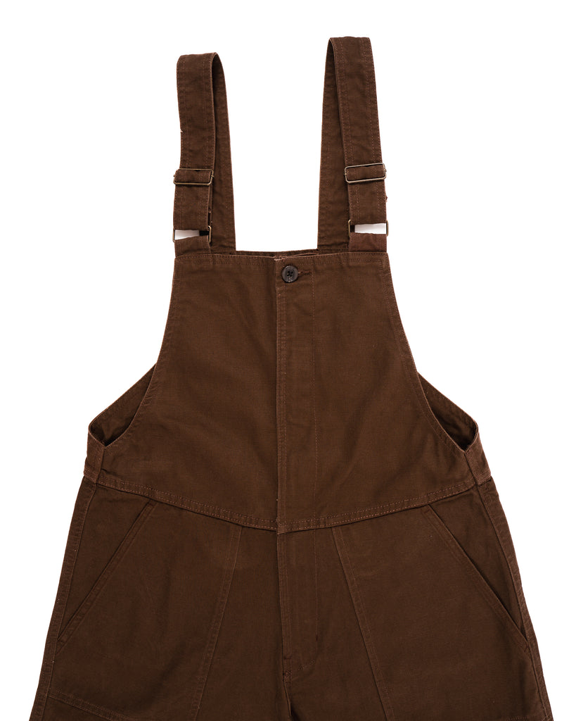 Chocolate Canvas Overalls | Peau de Loup