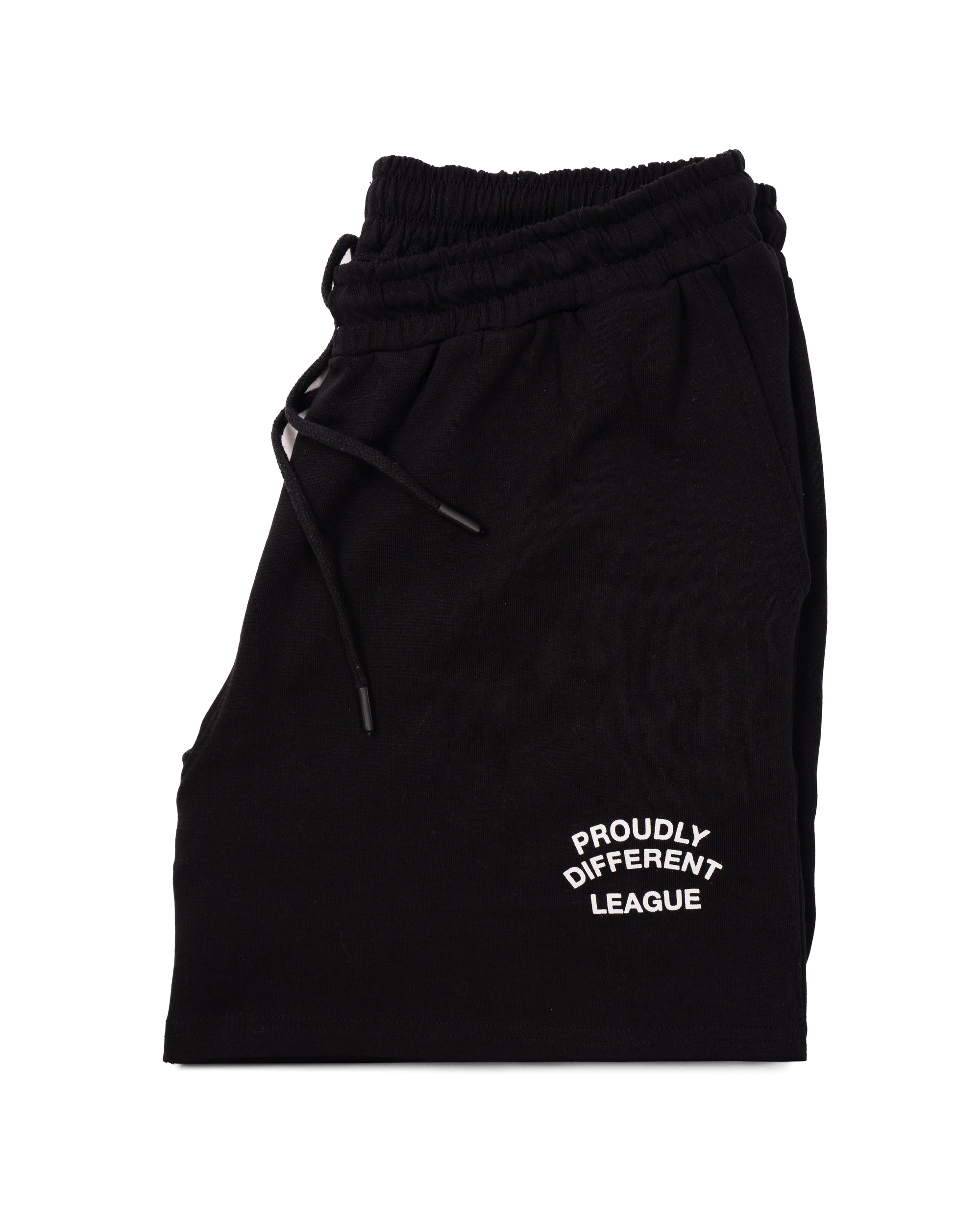 Black Knit Rally Shorts