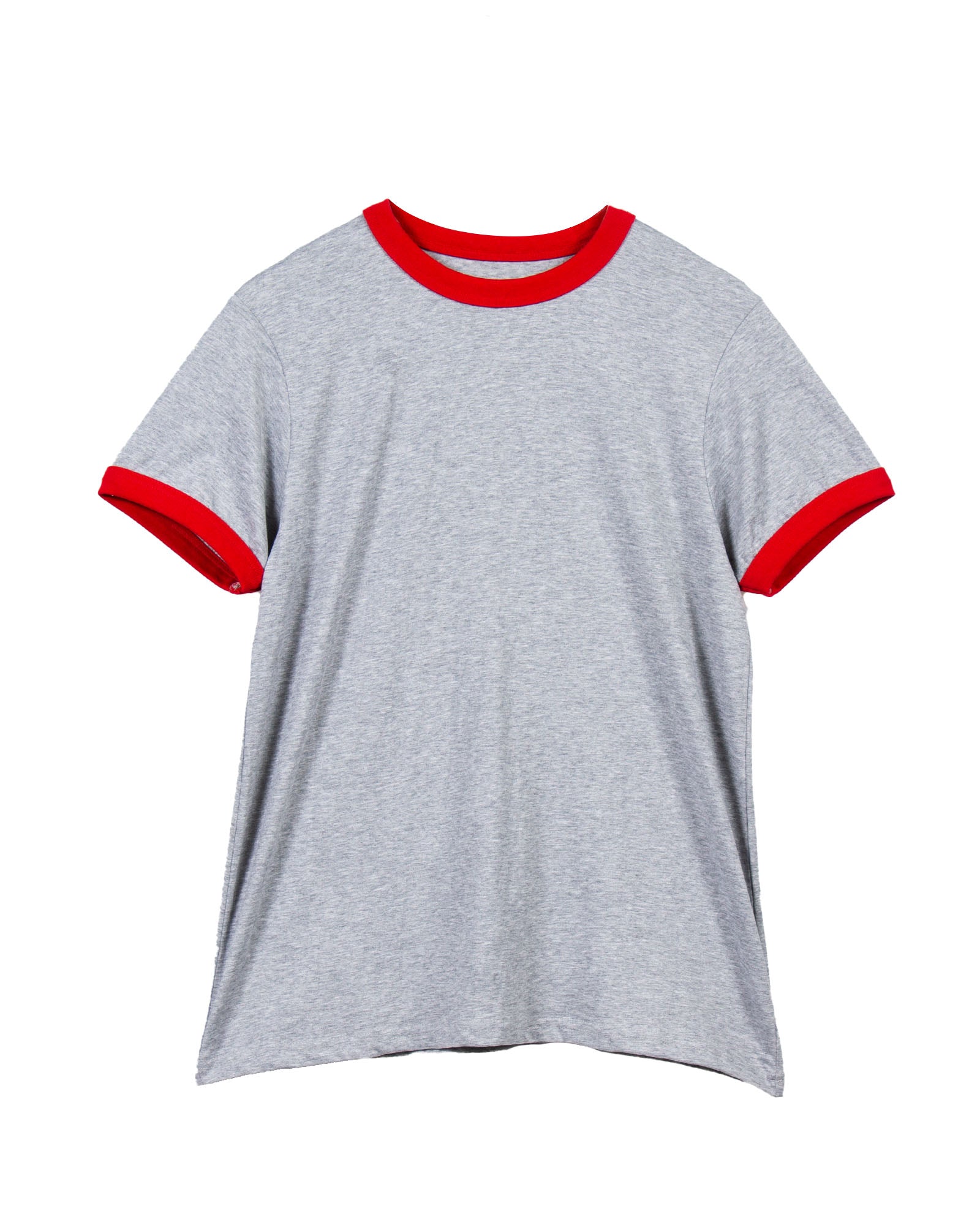 Grey/Red Ringer Tee