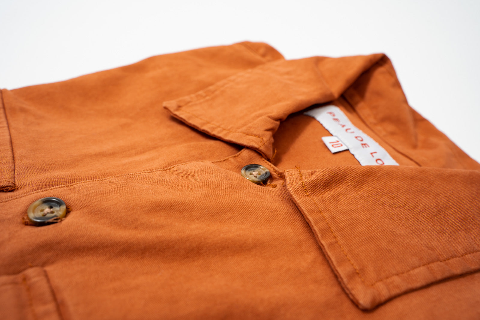 Rust Essential Shirt Jacket